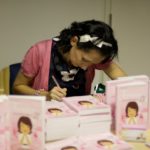 Signing books
